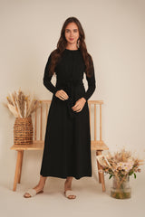 Load image into Gallery viewer, Ladies Drop Shoulder Cropped Tie Bolero
