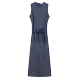 Load image into Gallery viewer, Ladies Denim Midi Jumper
