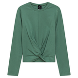 Load image into Gallery viewer, Ladies Cropped Knot Tee
