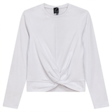 Load image into Gallery viewer, Ladies Cropped Knot Tee
