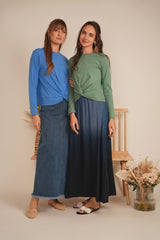 Load image into Gallery viewer, Ladies Cropped Knot Tee
