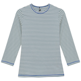 Load image into Gallery viewer, 3/4 Sleeve Striped Tee With Contrast Stitching
