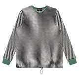 Load image into Gallery viewer, Ladies Maternity Striped V Neck Bungee

