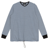 Load image into Gallery viewer, Ladies Maternity Striped V Neck Bungee
