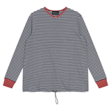 Load image into Gallery viewer, Ladies Maternity Striped V Neck Bungee
