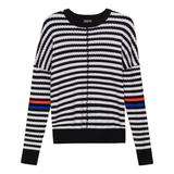 Load image into Gallery viewer, Ladies Chevron Stripped Thin Knit Sweater
