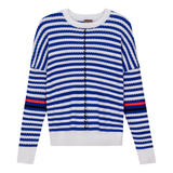 Load image into Gallery viewer, Ladies Chevron Stripped Thin Knit Sweater
