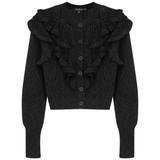 Load image into Gallery viewer, Ladies Cropped Crochet Knit Cardigan
