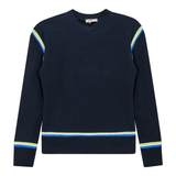 Load image into Gallery viewer, Ladies V Neck Striped Tape Top
