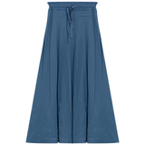 Load image into Gallery viewer, Ladies Ribbed Midi Drawstring A Line Skirt

