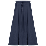 Load image into Gallery viewer, Ladies Ribbed Midi Drawstring A Line Skirt
