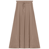 Load image into Gallery viewer, Ladies Ribbed Midi Drawstring A Line Skirt
