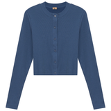Load image into Gallery viewer, Ladies Ribbed Cropped Cardigan
