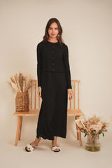 Load image into Gallery viewer, Ladies Ribbed Cropped Cardigan
