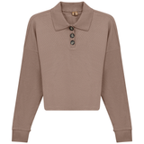 Load image into Gallery viewer, Ladies Cropped Ribbed Tee
