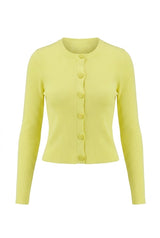 Load image into Gallery viewer, Cropped Fit Ribbed Knit Cardigan
