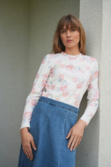 Load image into Gallery viewer, Ladies Cotton Printed Tee
