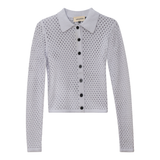 Load image into Gallery viewer, Ladies Cropped Crochet Sweater
