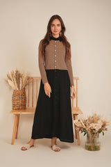 Load image into Gallery viewer, Ladies Cropped Striped Cardigan Tee
