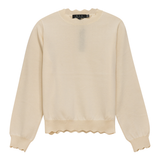 Load image into Gallery viewer, Ladies Scallop Knit Top
