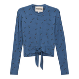 Load image into Gallery viewer, Ladies Printed Tie Tee
