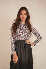 Load image into Gallery viewer, Ladies Printed Long Sleeve Tee
