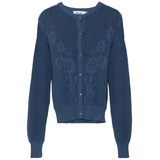 Load image into Gallery viewer, Ladies Crochet Design Cropped Cardigan
