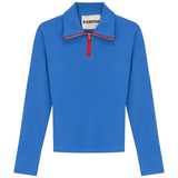 Load image into Gallery viewer, Ladies Contrast Zip Tee
