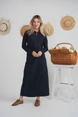 Load image into Gallery viewer, Ladies Contrast Zip Tee
