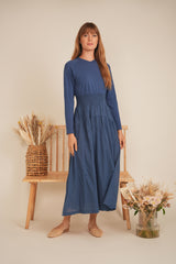 Load image into Gallery viewer, Ladies Midi Flare Combo Dress
