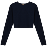 Load image into Gallery viewer, Ladies Cropped Ribbed Sweater
