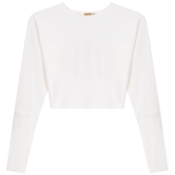 Load image into Gallery viewer, Ladies Cropped Ribbed Sweater
