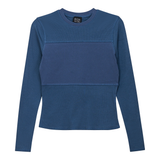Load image into Gallery viewer, Ladies Ribbed Solid Stitching Tee
