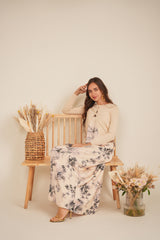 Load image into Gallery viewer, Ladies Printed Jumper Knit Cardigan Set
