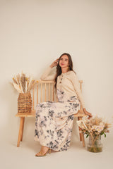 Load image into Gallery viewer, Ladies Printed Jumper Knit Cardigan Set
