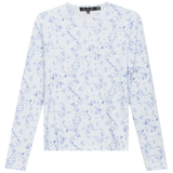 Load image into Gallery viewer, Ladies Printed V Neck Long Sleeve Tee
