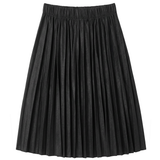 Load image into Gallery viewer, Ladies 25.5" Short Denim Burst Pleated Skirt
