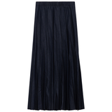 Load image into Gallery viewer, Ladies Midi Denim Burst Pleated Skirt

