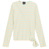 Load image into Gallery viewer, Ladies Striped Wrap Tee
