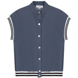 Load image into Gallery viewer, Ladies Denim Jacket Vest
