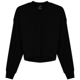 Load image into Gallery viewer, Ladies Cropped Cotton V Neck Top
