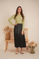 Load image into Gallery viewer, Ladies Raglan Sleeve Striped Tee
