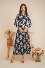Load image into Gallery viewer, Ladies Printed Maxi Jumper Sweater Set
