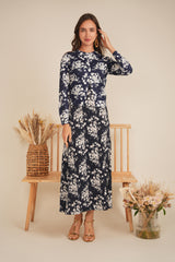 Load image into Gallery viewer, Ladies Printed Maxi Jumper Sweater Set

