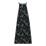 Load image into Gallery viewer, Ladies Printed Satin Maxi Jumper

