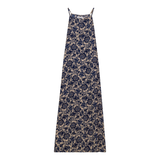 Load image into Gallery viewer, Ladies Printed Satin Maxi Jumper
