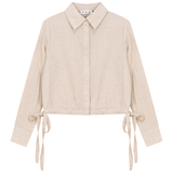 Load image into Gallery viewer, Ladies Linen Cropped Top
