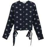 Load image into Gallery viewer, Ladies Embroidered Tulle Top
