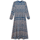 Load image into Gallery viewer, Ladies Satin Floral Midi Dress
