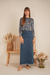 Load image into Gallery viewer, Ladies Printed Pique Cardigan

